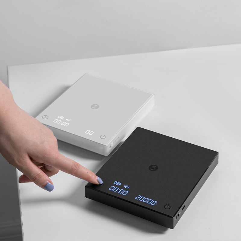 Household Scales Household Scales TIMEMORE Basic Plus Black Mirror Pour Over Coffee and Espresso Scale Basic Electronic Auto Timer Kitchen scale 0 1g 