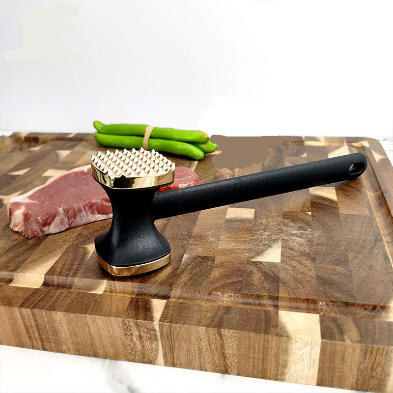 Meat Poultry Tools Zinc Alloy Tenderizer Hammer Pork Chop Steak Loose Pounder Needle DualSided Mallet Rubber Grip Handle Kitchen
