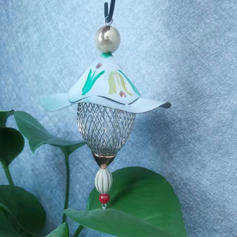 Other Bird Supplies Bird Feeder with Roof Hanging Birdhouse Delicate Garden Decorations Metal Bird House Nest for Small Finch Wild Birds 230923