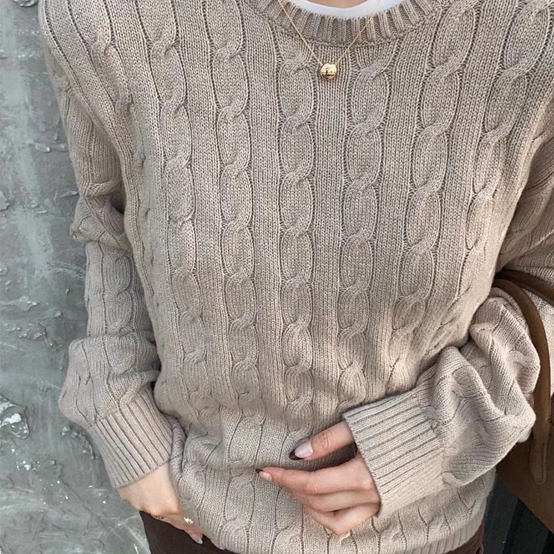 (go off picture not the description) Knitted Shirts for Women Designer Long Sleeve Sweater Outerwear Clothes Women's Tops 19834