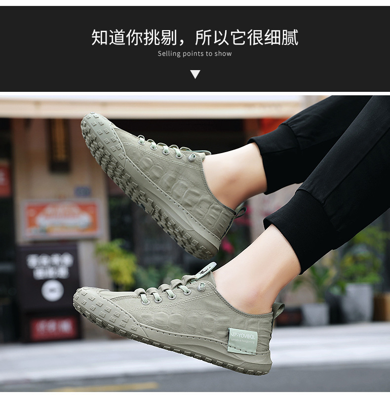 Dress Shoes Men Vulcanize Fashion Classic Platform Canvas New for Male AntiOdor Casual Flats HardWearing 230923