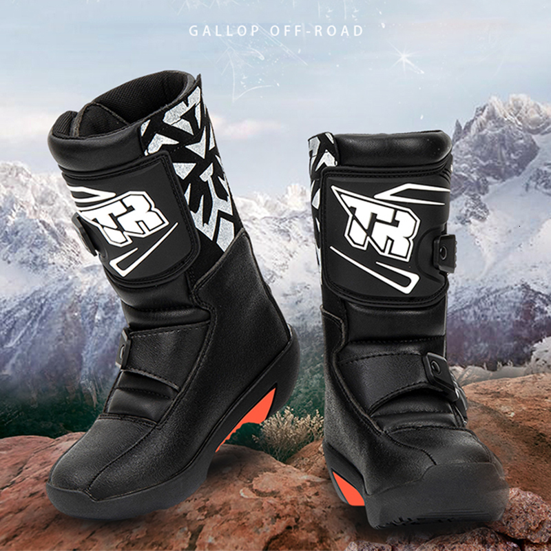 Boots Kids Motocross Boots For Child Botas Motorcycle 2-10 Years Off Road Boots Motorcycle Mid Calf Kids Child MTB ATV Downhill Botas 230923