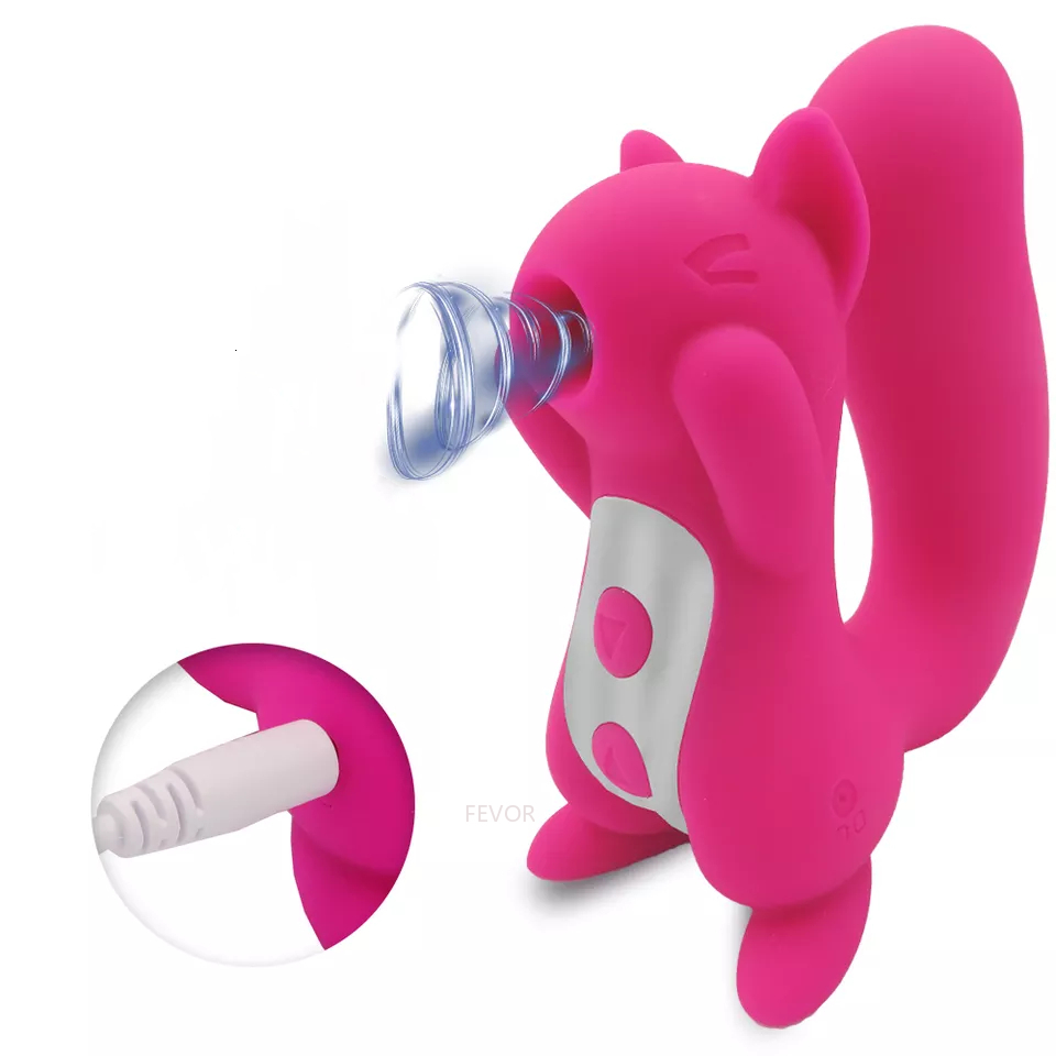 Vibrateurs 10 modes Handlehold Wireless Squirrel Clitoris Sucking Vibrator Nipple Vibrating Role Player Massager Adult Sex Toys for Women 230923