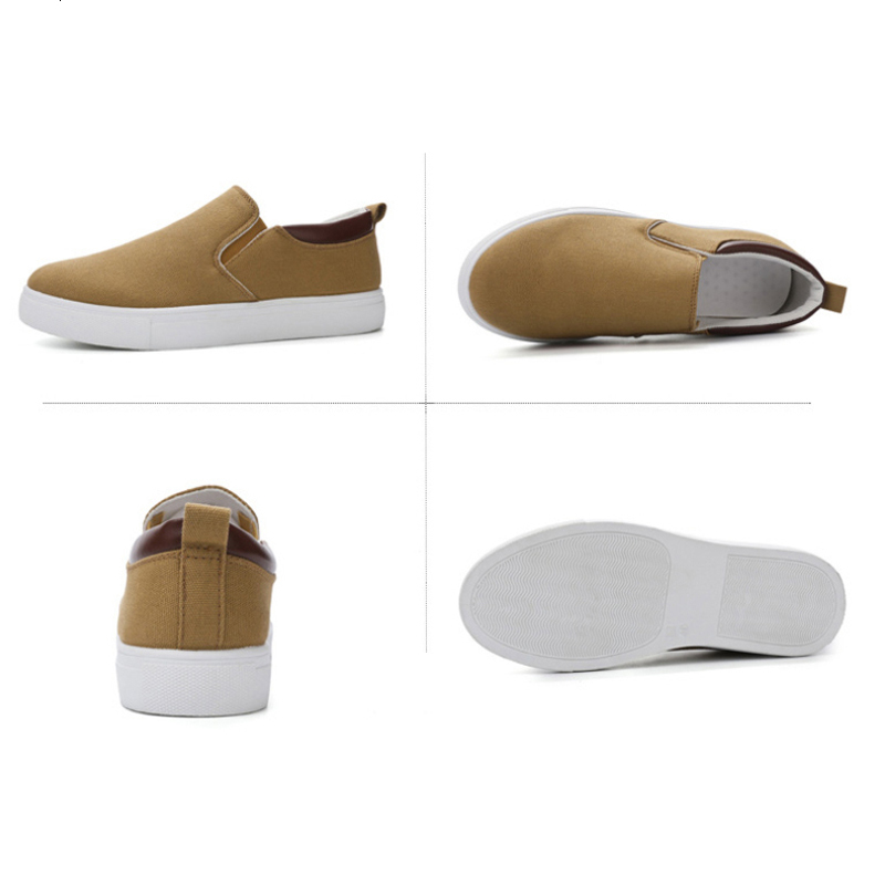 Dress Shoes Men Canvas Shoe Casual Sneaker for MenLight Slipon Vulcanized Comfortable Male Flats Loafers Black Trainers Zapatos Hombre 230923