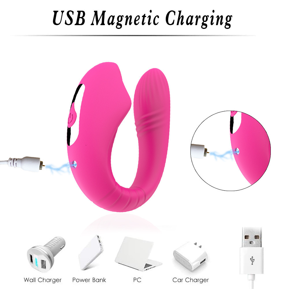 Vibrators Female Clitoris Sucking Magnetic Suction Rechargeable Vibrator 8 Frequency Vibration 5 Masturbation Device Adult Product 230923