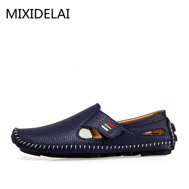 Dress Shoes MIXIDELAI Fashion Moccasins For Men Loafers Summer New Walking Breathable Casual Hook loop Driving Boats Flats 230923