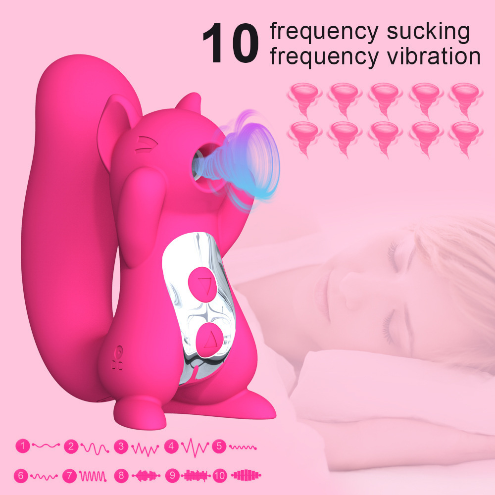 Vibrators Masturbator For Women Sucking Sex Toys Squirrel Shape Licking Clitoris Stimulator Tongue Sucker Nipple Vagina Vibrator 230923
