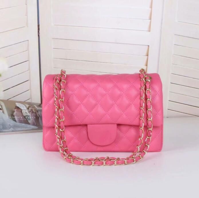 Top bags sacoche luxuries designer women bag custom brand handbag Women's leather gold chain crossbody black white pink cattle shoulder cc bag A177
