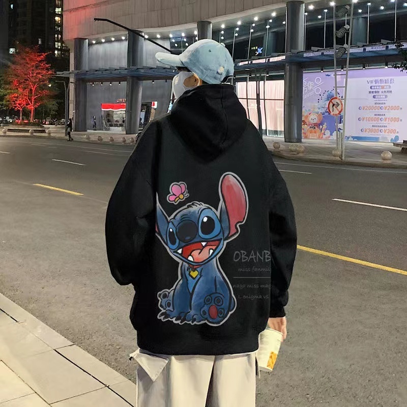 Men's Jackets 2023 American Hoodie Men Spring And Winter Casual Cool Trend Hooded Handsome Coat Cartoon Printed S3XL 230923