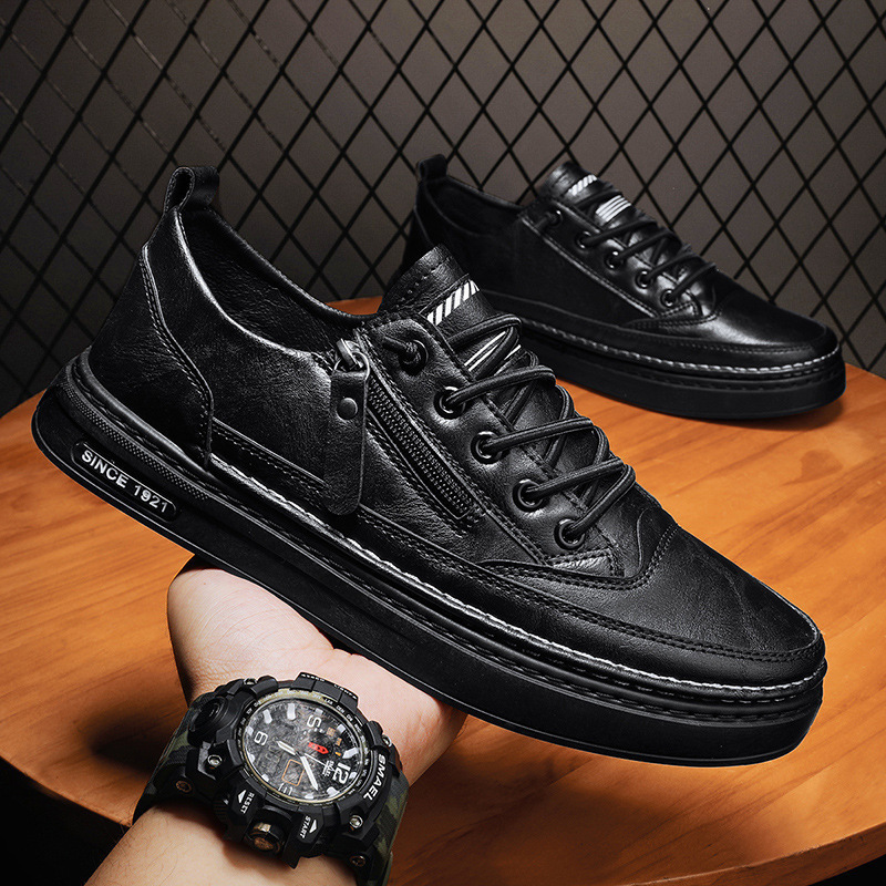 Dress Shoes New Men's Autumn Business Formal Leather Fashion Light Soft Soled Casual Men Loafers 230923