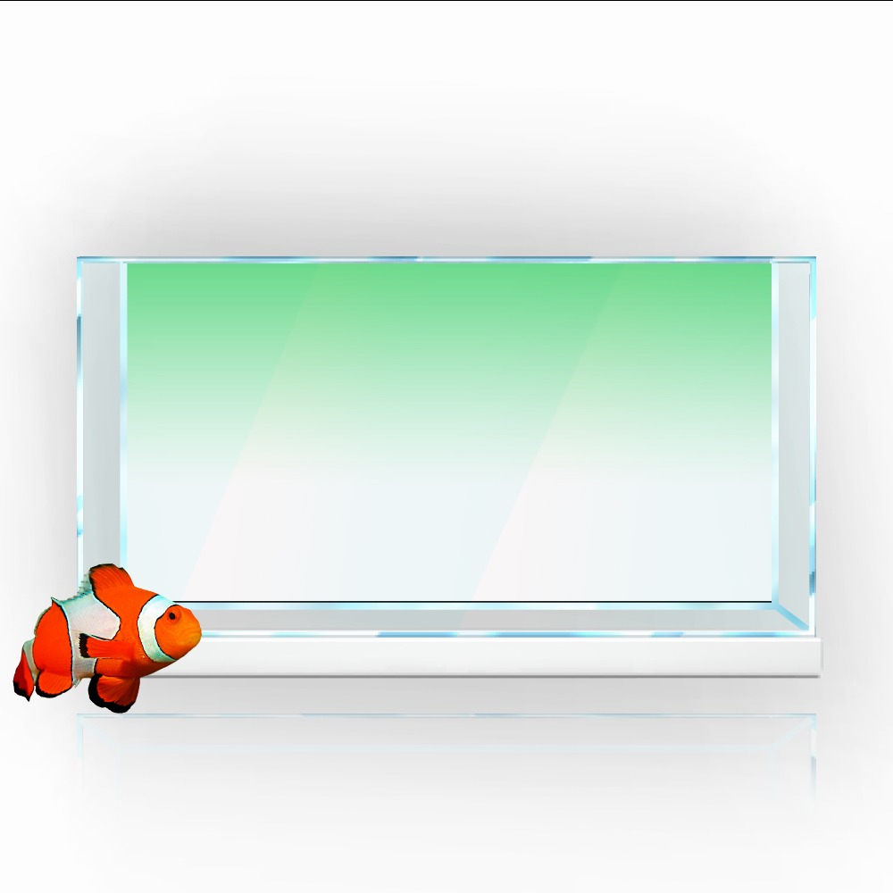 Aquariums Fish Tank Background Sticker White Yellow Green Blue Cyan Gradient Simple Printing Wallpaper Aquarium Backdrop Decorations PVC 230923