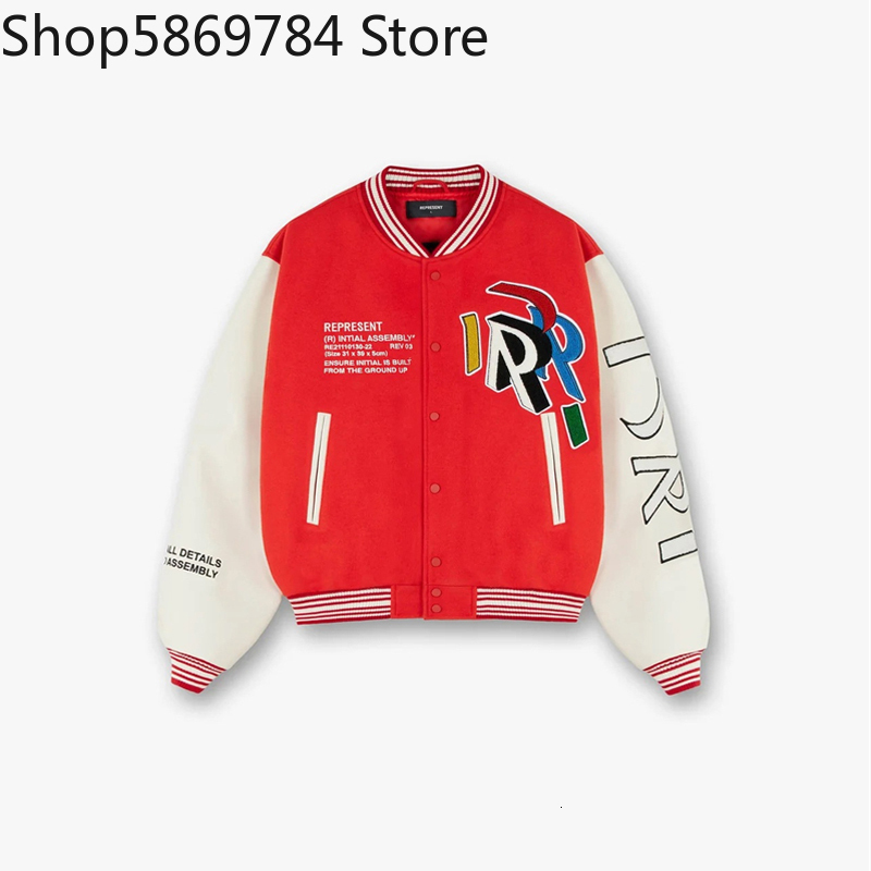 Men's Jackets INITIAL VARSITY AutumnWinter and Women's Vintage Jacket Coat Set Fashionable Outerwear 230923