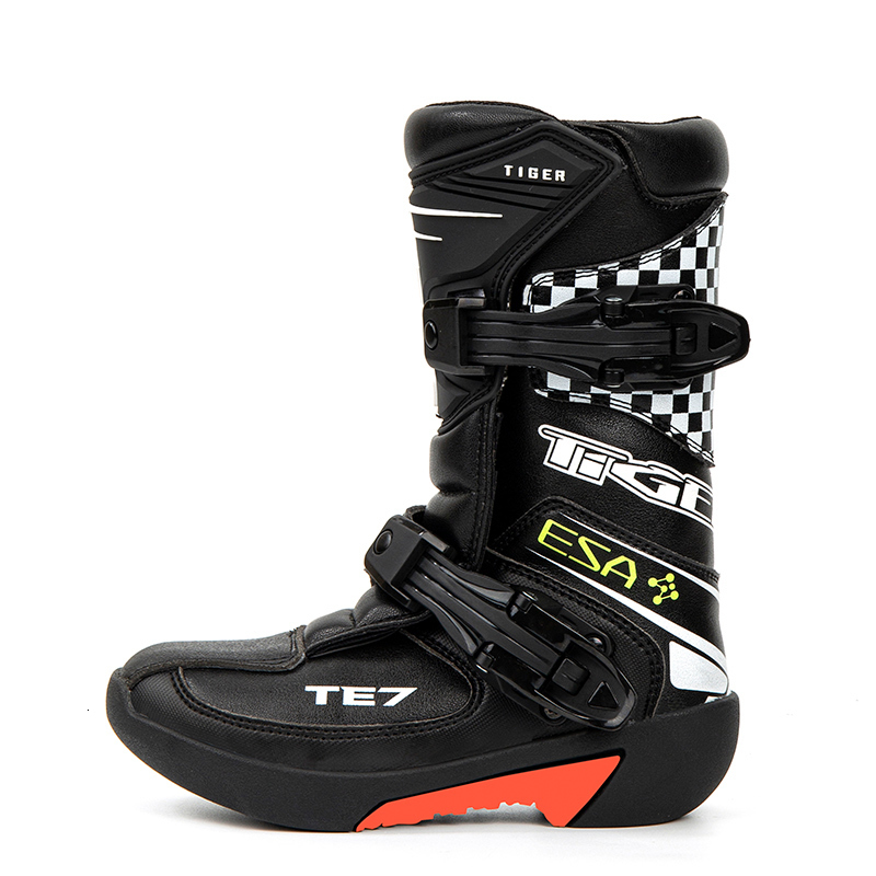 Boots Kids Motocross Boots For Child Botas Motorcycle 2-10 Years Off Road Boots Motorcycle Mid Calf Kids Child MTB ATV Downhill Botas 230923