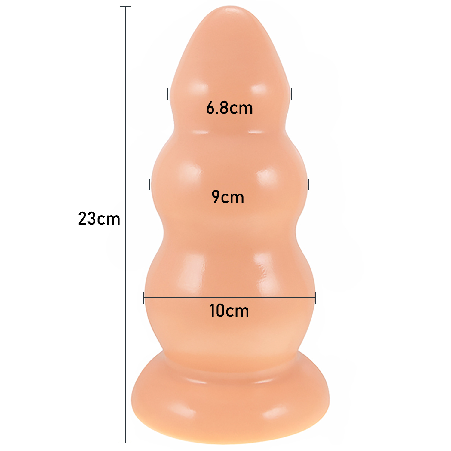 Anal Toys Oversized Plug Dildos Stimulate Anus and Vagina Huge Butt Soft Penis Dilator with Suction Cup Sex Toy Masturbator 230923 - view 3