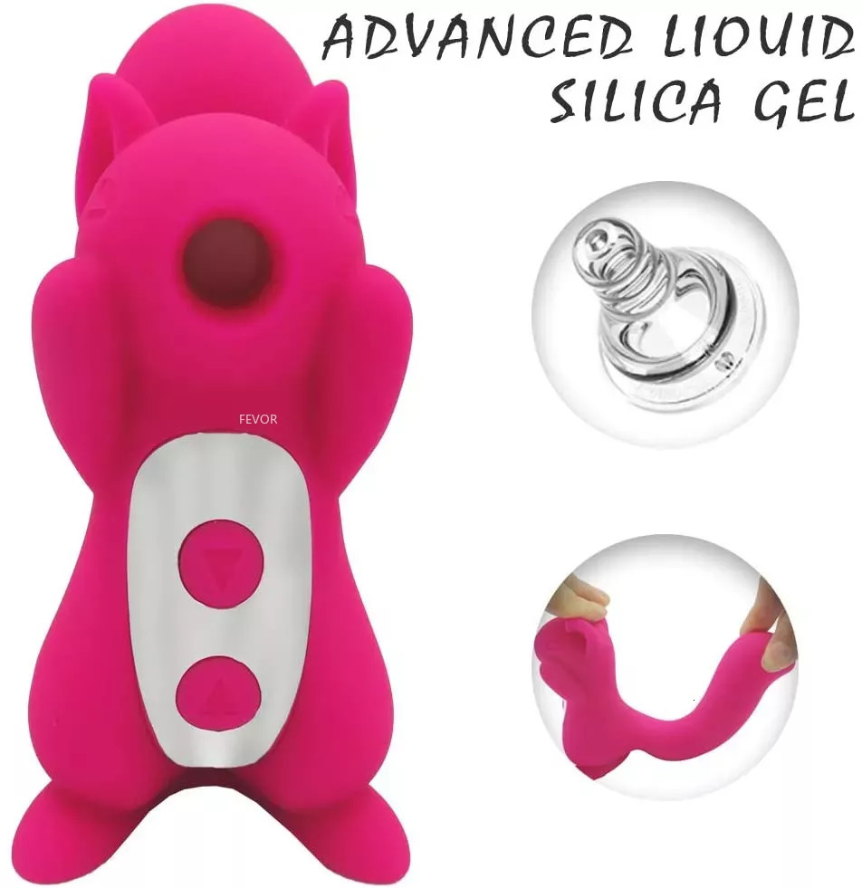 Vibrators 10 Modes Handhold Wireless Squirrel Clitoris Sucking Vibrator Nipple Vibrating Role Playing Massager Adult Sex Toys for Women 230923