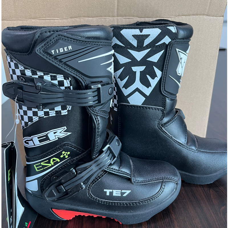 Boots Kids Motocross Boots For Child Botas Motorcycle 2-10 Years Off Road Boots Motorcycle Mid Calf Kids Child MTB ATV Downhill Botas 230923