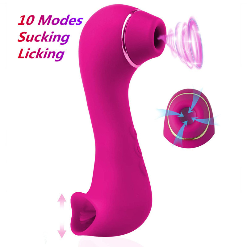Vibrators Sex Toy Dual Clit Vagina Licker and Sucker for Women Clitoris Sucking Licking Vibration Toung Nipple G Spot Stimulator 230923