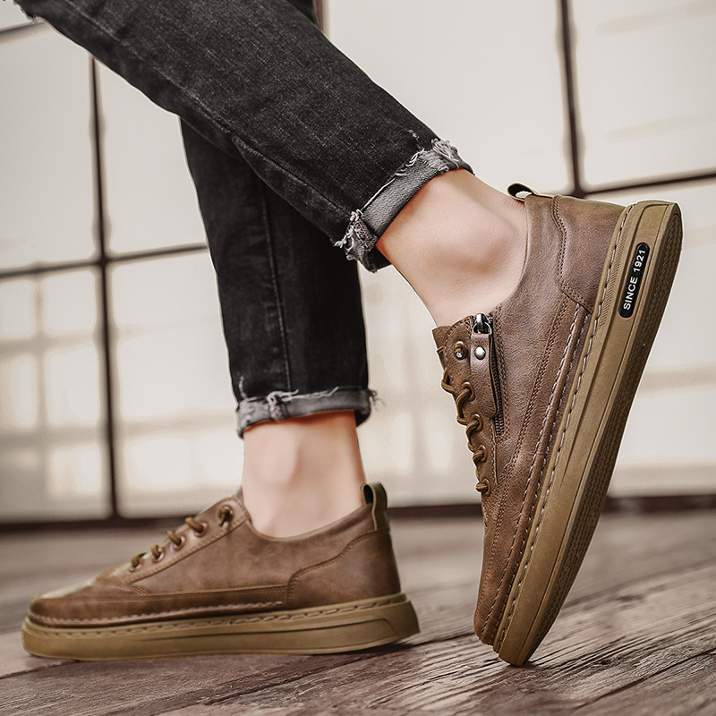 Dress Shoes New Men's Autumn Business Formal Leather Fashion Light Soft Soled Casual Men Loafers 230923