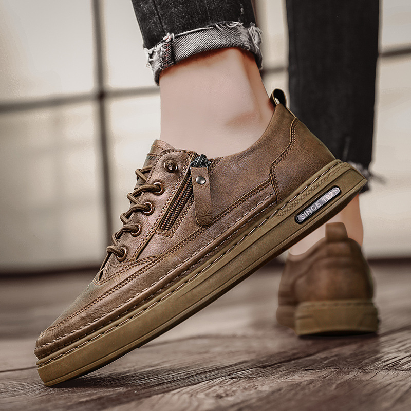 Dress Shoes New Men's Autumn Business Formal Leather Fashion Light Soft Soled Casual Men Loafers 230923