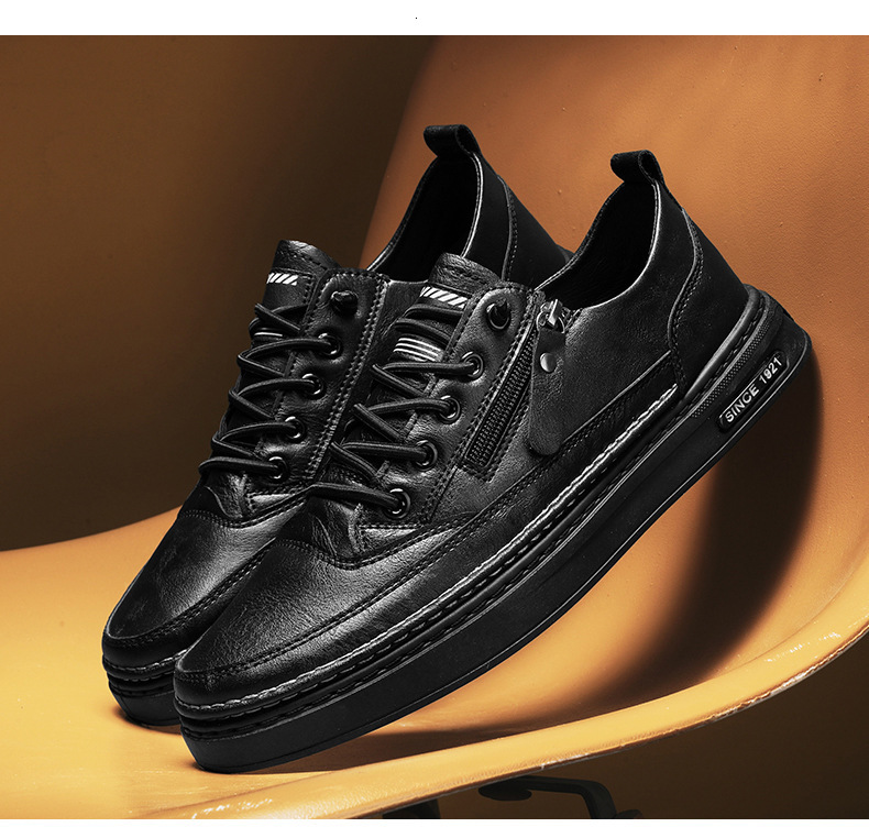 Dress Shoes New Men's Autumn Business Formal Leather Fashion Light Soft Soled Casual Men Loafers 230923