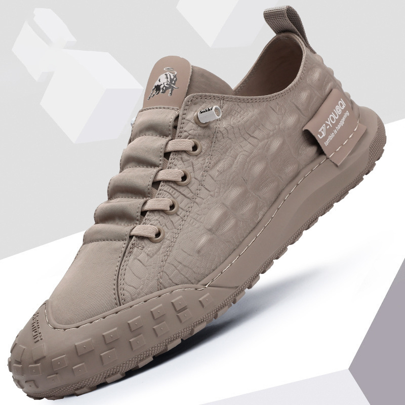 Dress Shoes Men Vulcanize Fashion Classic Platform Canvas New for Male AntiOdor Casual Flats HardWearing 230923