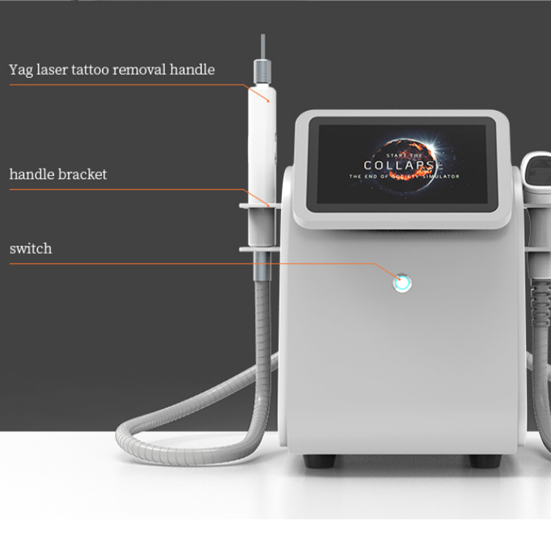 2 Handles In 1 Picosecond Tattoo Pigment Removal Equipment Diode Laser Hair Removal Machine 808 Diode Laser Devic