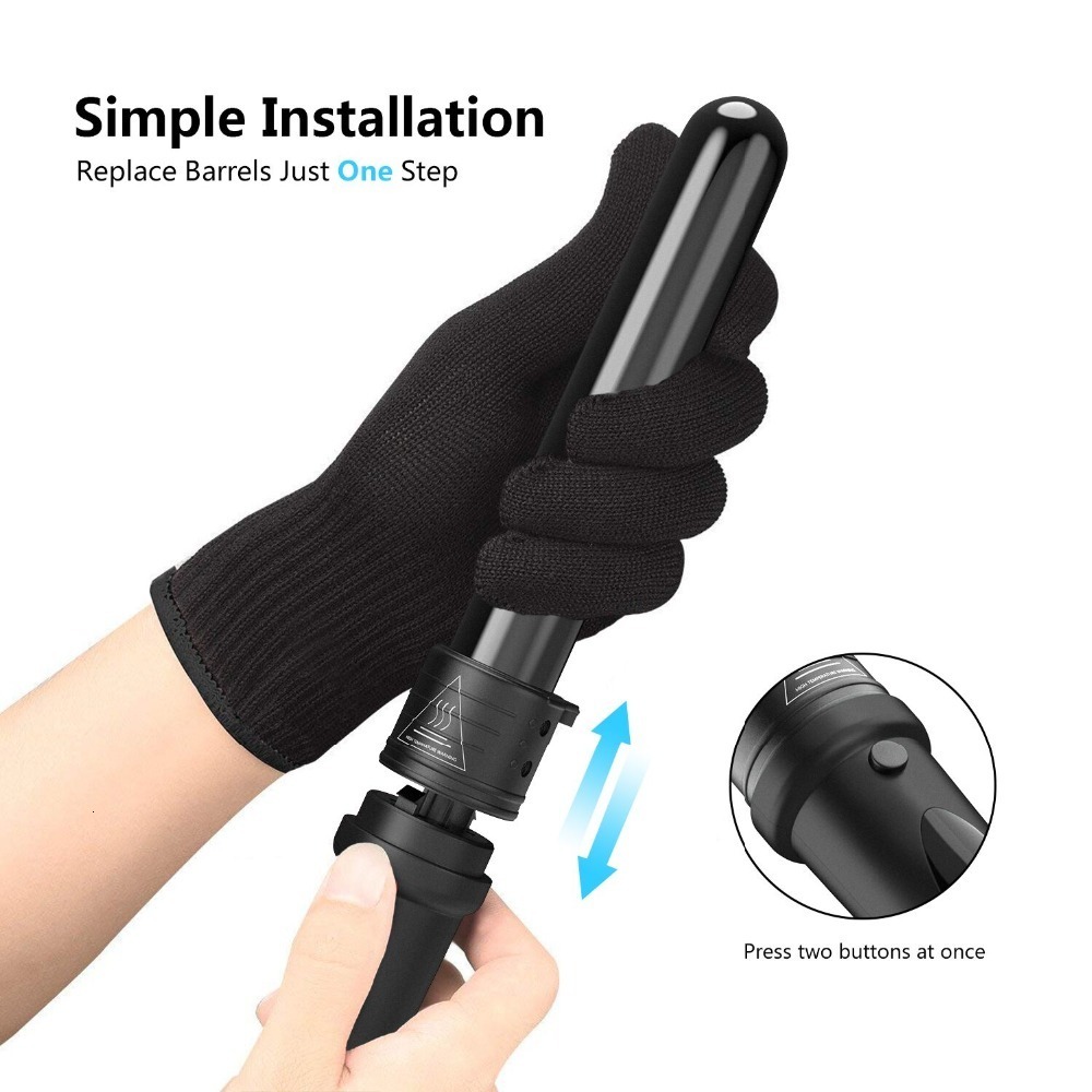 Curling Irons 5 in 1 Hair Curling Iron Multifunctional barrel Rotating Professional salon Hair Curler 230925