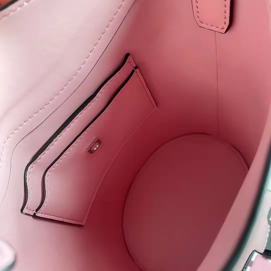 Evening Bags 2023 years fries bag Trifolio small Womens bags cowhide shoulder armpit bucket tote 230925