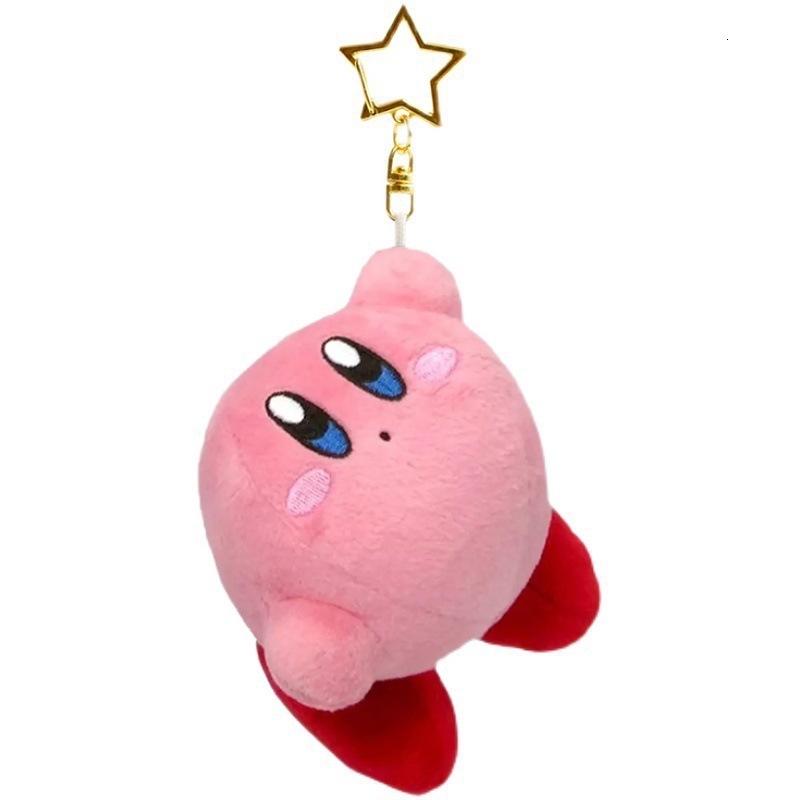 Plush Keychains Star Kirby Plush Toys Game Cartoon Kirby Plush Doll Pendant Kawaii Anime Soft Stuffed Keychain Birthday Gift For Children Girls 230925