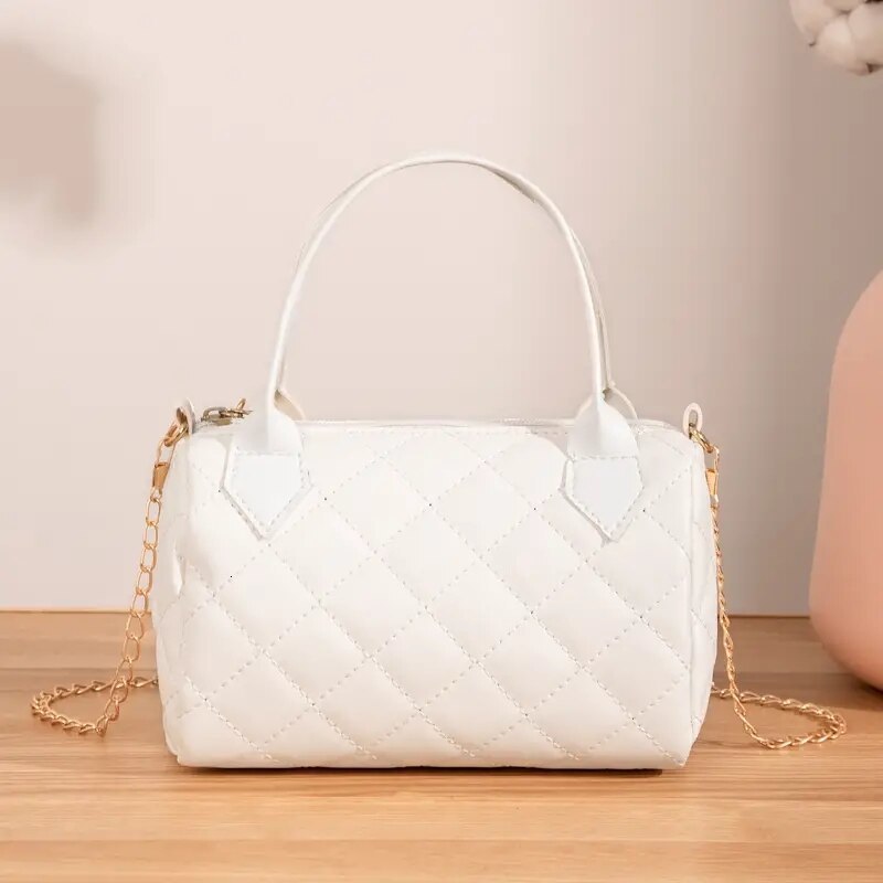 Evening Bags Crossbody for Women Fashion Quilted Shoulder Purse with Convertible Chain Strap Classic Satchel Handbag 230925