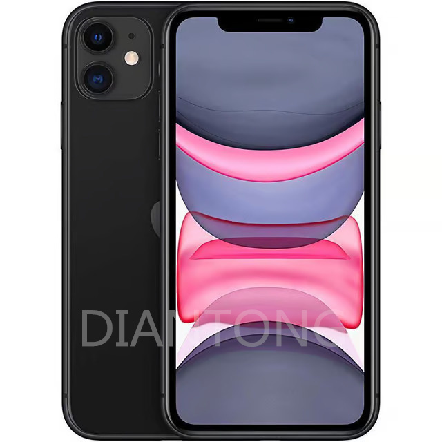 100% original Unlocked refurbished Apple IPhone 11 Single SIM Mobile Phone 4GB RAM 64GB/128GB/256GB ROM 6.1"Full Screen 12MP IOS Smart Phone