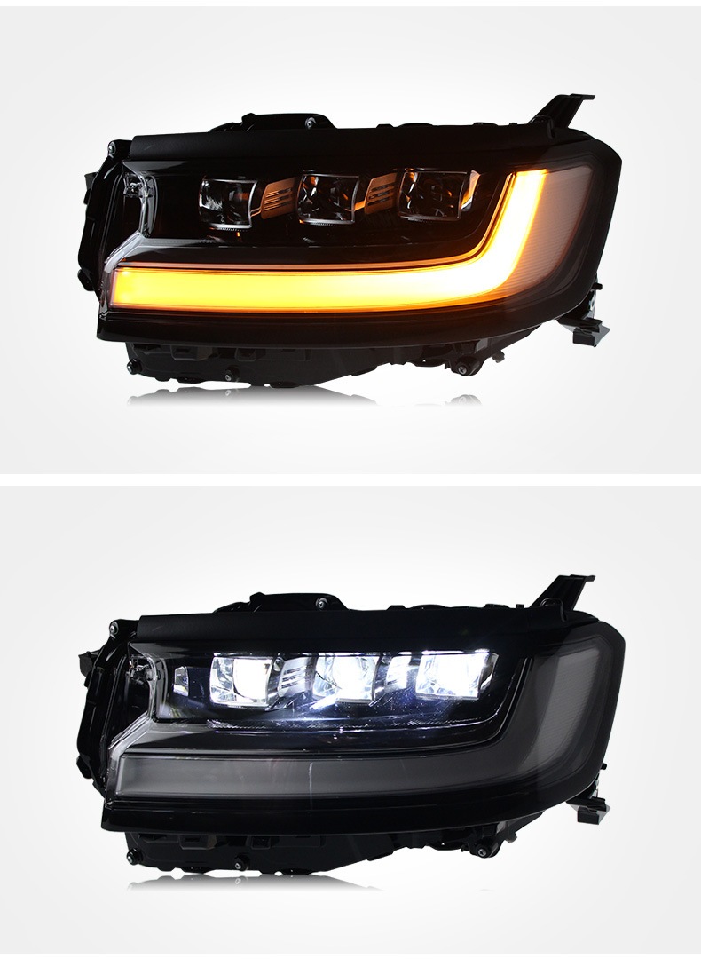 Headlight All LED for Toyota Land Cruiser 20 22-2023 LC300 Headlight Assembly High Configuration LED Daytime Light