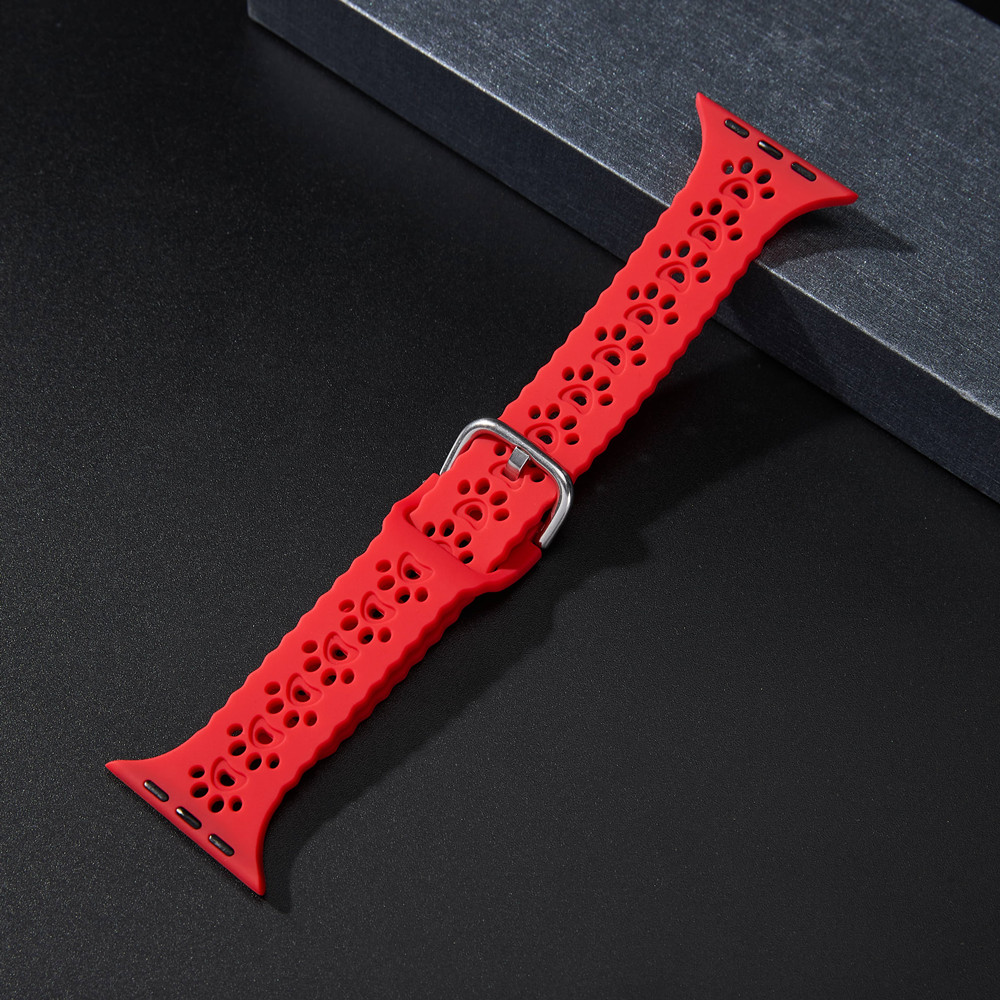 New Design Smart Bands Accessories Silicone Band Cat Paw Watch Strap For iWatch Series 2 Ultra 9 8 7 6 5 4 SE 38 40 41 42 44 45 49mm free shipping
