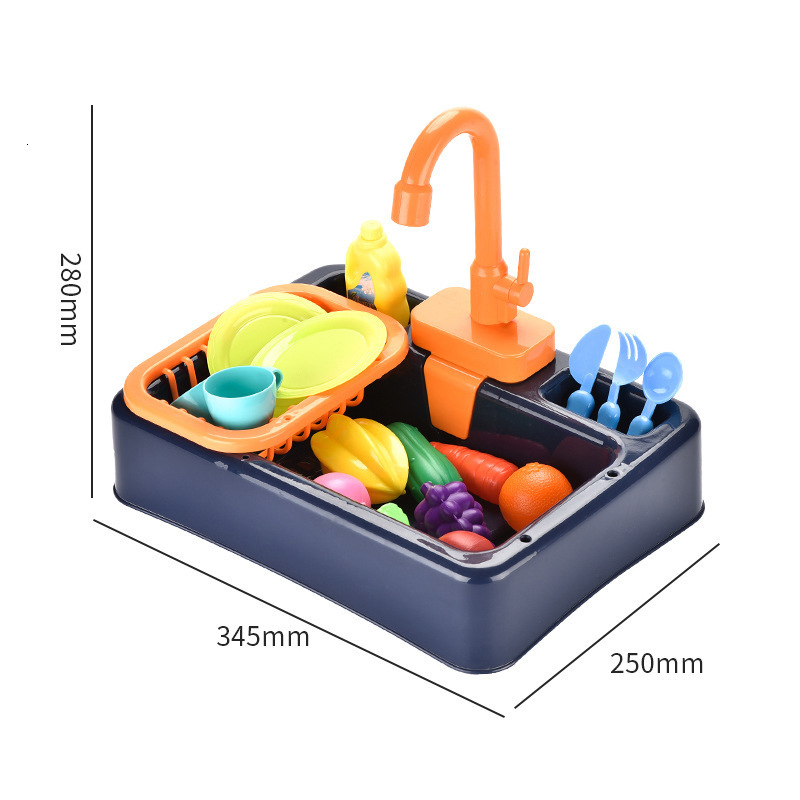 Kitchens Play Food Kids Mini Water Dispenser Kawaii Electric Dishwasher Pretend House Games Kitchen Items Toy Role Playing Girls Toys Gift 230925