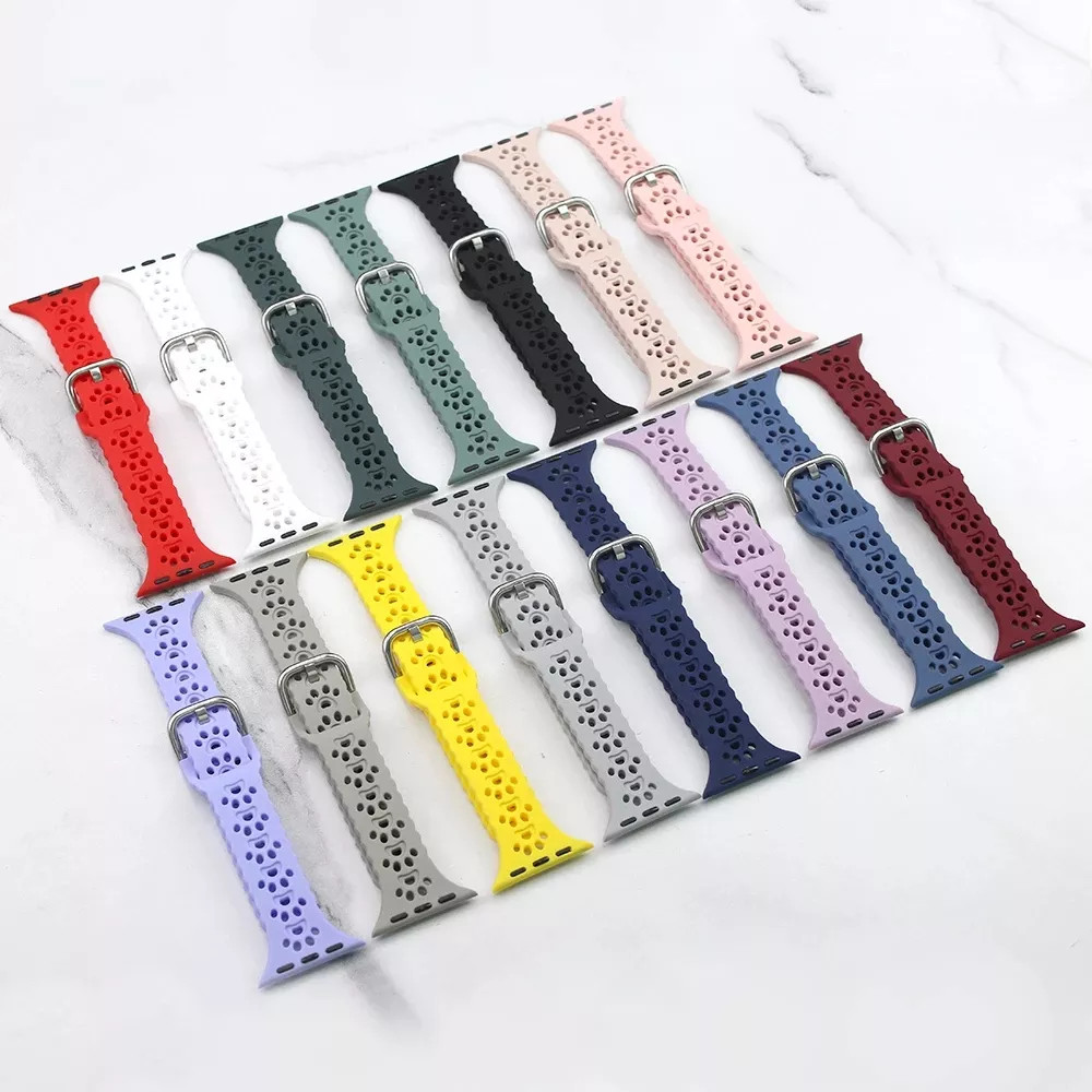 New Design Smart Bands Accessories Silicone Band Cat Paw Watch Strap For iWatch Series 2 Ultra 9 8 7 6 5 4 SE 38 40 41 42 44 45 49mm free shipping
