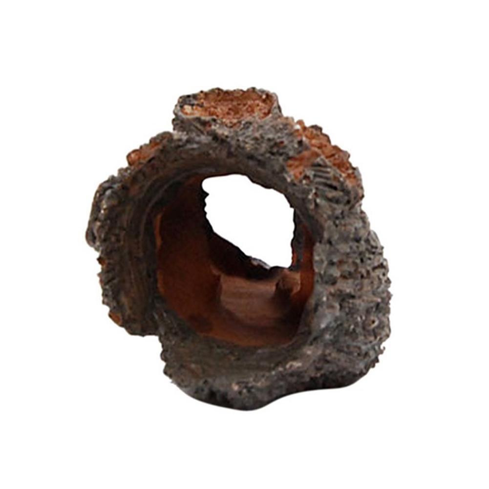 Aquariums Aquarium Hollow Tree Tunnel Cave Ornament Fish Shrimp Turtle Hiding Shelter Fish Tank Decorations Fishbowl Accessories 230925
