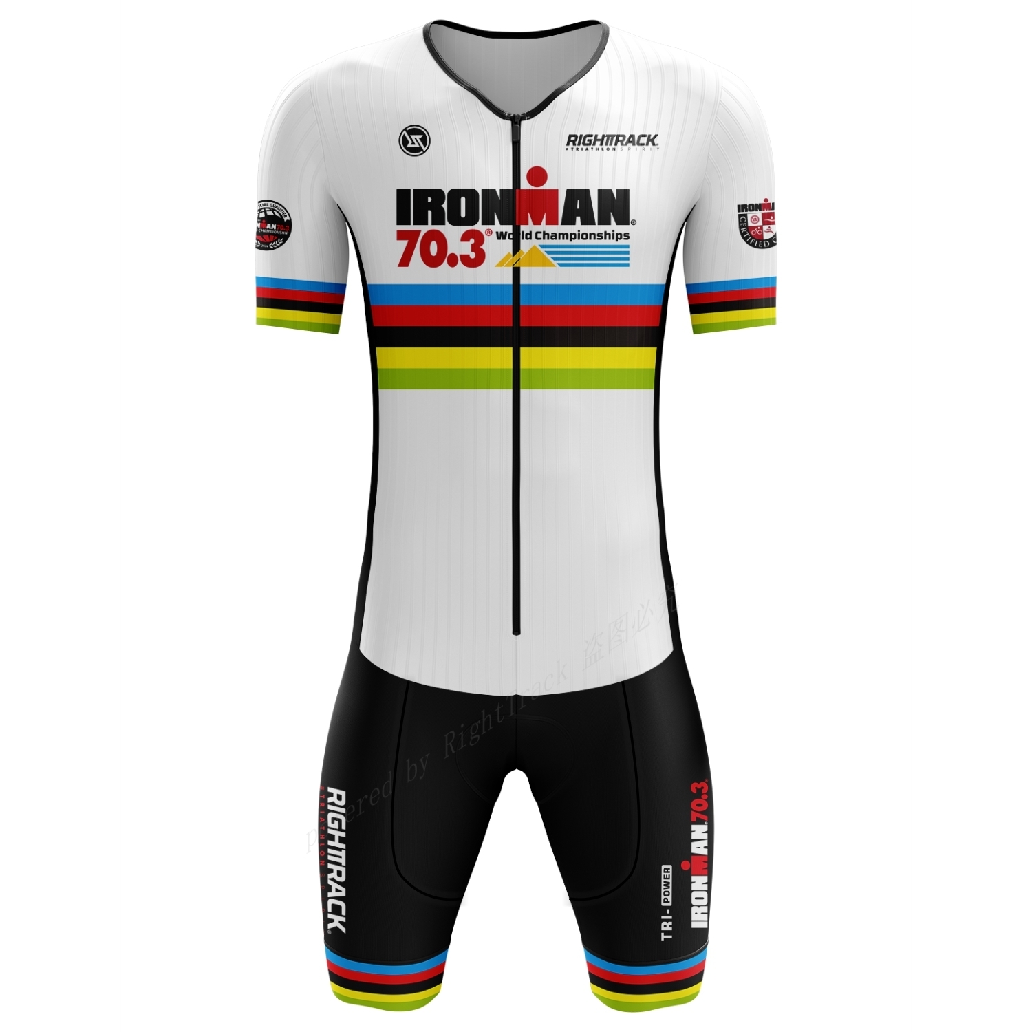 Cycling Jersey Sets 70.3 Trisuit World Triathlon Short Sleeve Skinsuit Clothing Jumpsuit Swimming Cycling Running Wetsuit Competition Apparel 230925 - view 4