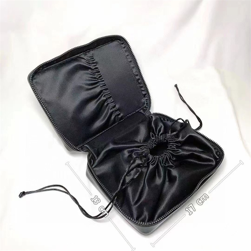 Beauty Cosmetic For Girl Zebra Print Storage Makeup Tools With Box String Big Capacity Zipper Blush Brush Eyeshadow Lipstick Bags Purse Wallet