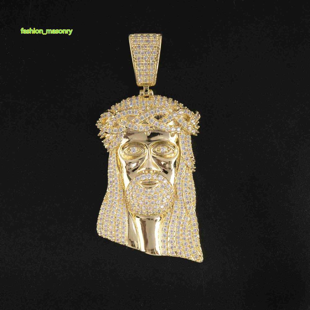 Customize 10k 14k Solid Real Gold Moissanite Piece Dia Jewelry Pendant Hip Jesus Pendants