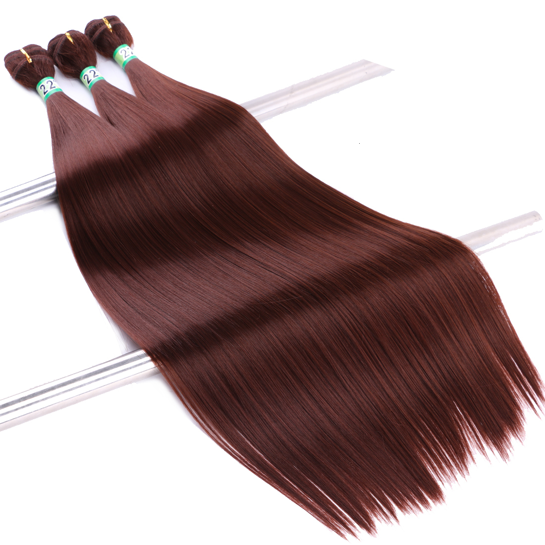 Human Hair Bulks 14-30 Inches 200gram/lot Silky Straight Hair Bundles Natural Black High Temperature Synthetic Hair Extensions for Black Women 230925