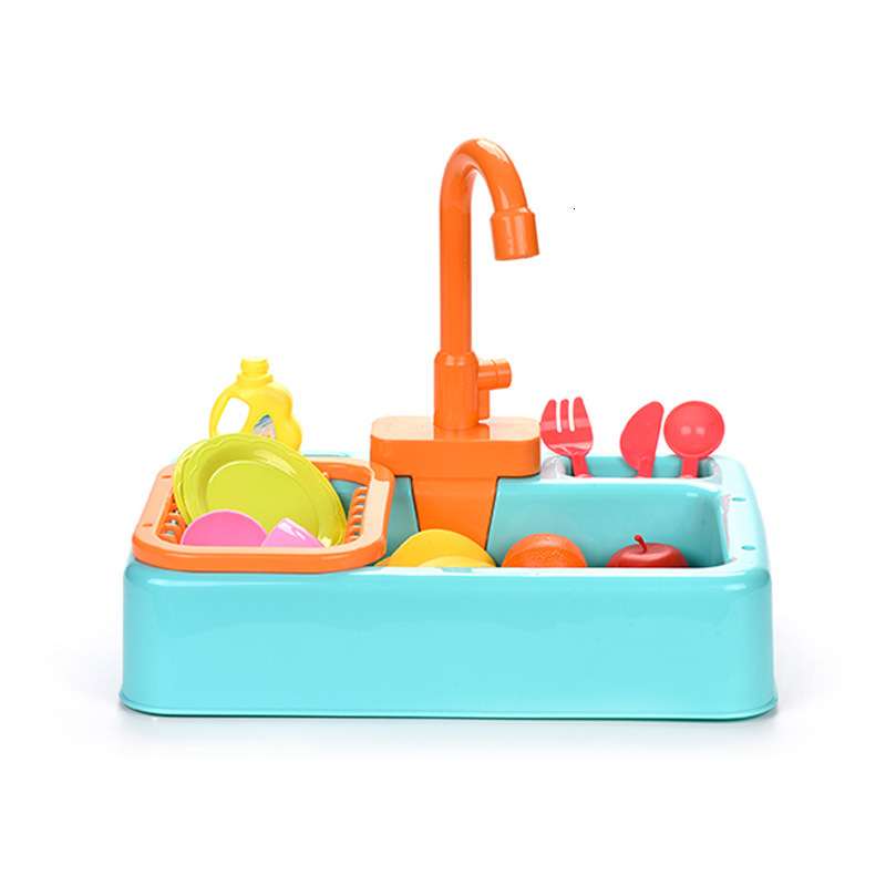 Kitchens Play Food Kids Mini Water Dispenser Kawaii Electric Dishwasher Pretend House Games Kitchen Items Toy Role Playing Girls Toys Gift 230925