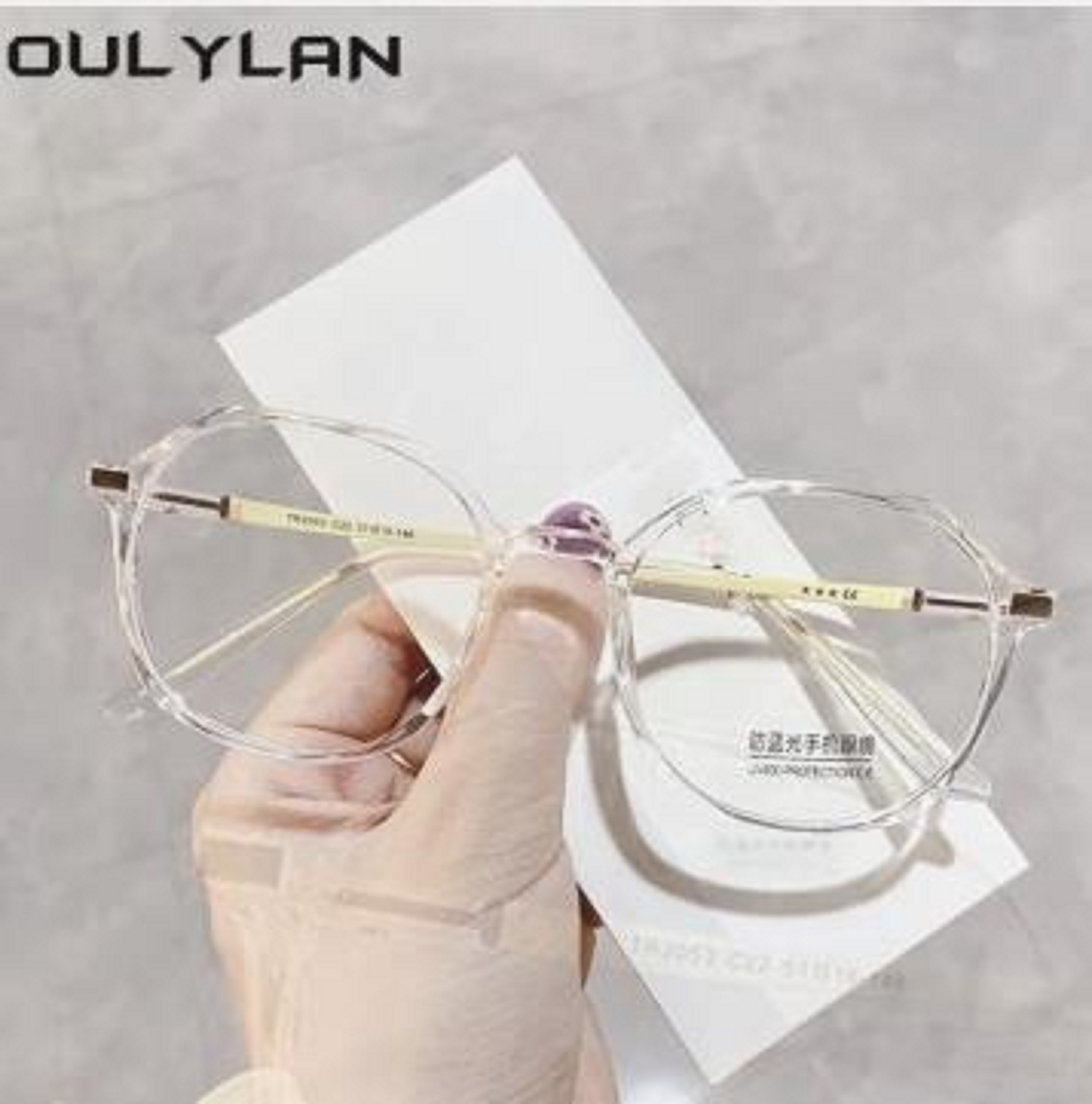 Fashion Sunglasses Frames Oulylan Anti Blue Light Glasses Frame Women Men Vintage Trend Bluelight Blocking Spectacles Optical Eyewear Good quality