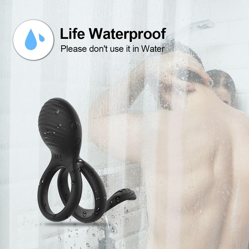 Cockrings Wireless Remote Control Cockring Vibrator Clitoris Stimulation Penis Ring Sex Toys for Men Male Cock Rings Goods Adults 230925