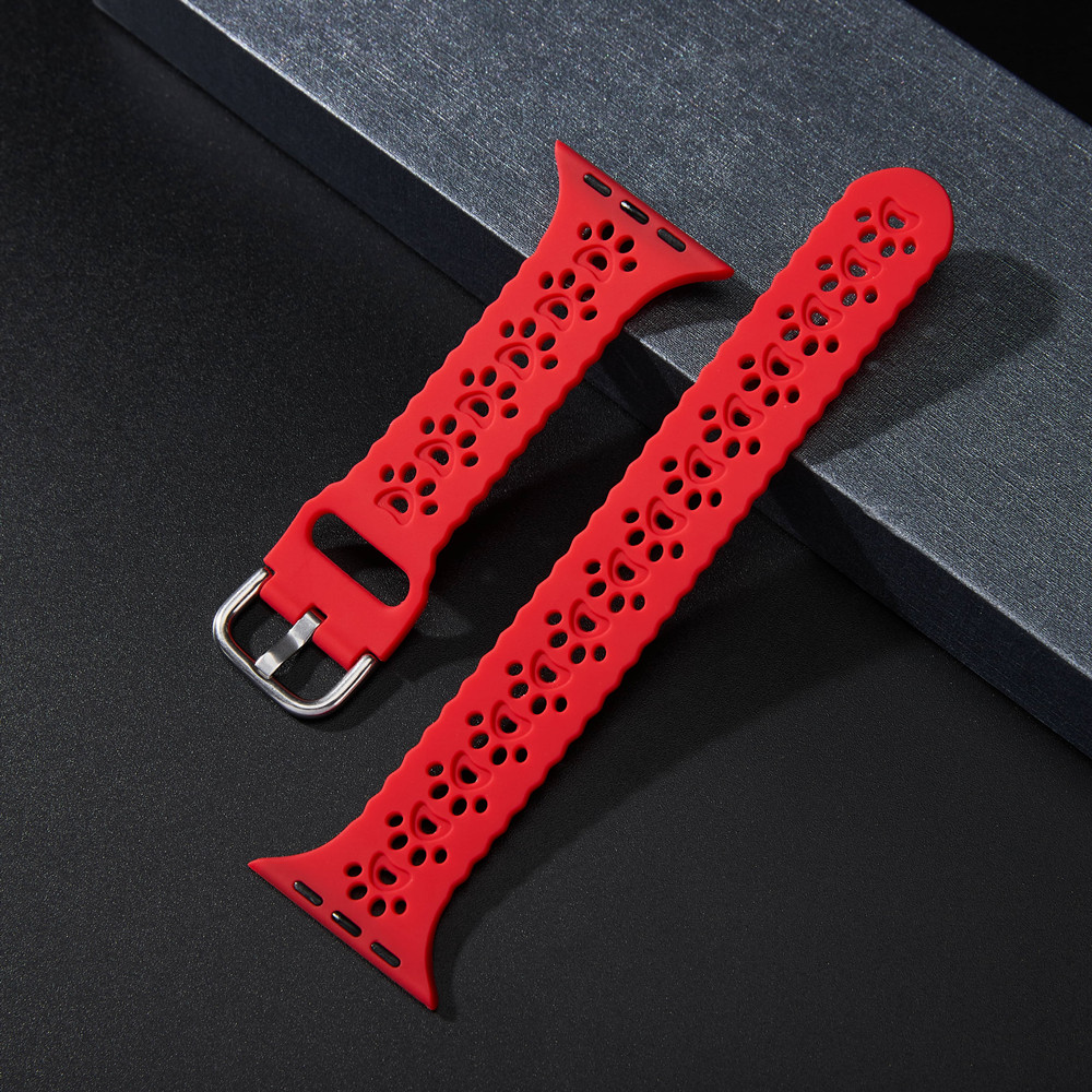 New Design Smart Bands Accessories Silicone Band Cat Paw Watch Strap For iWatch Series 2 Ultra 9 8 7 6 5 4 SE 38 40 41 42 44 45 49mm free shipping