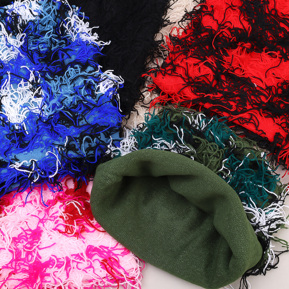 Beanie/Skull Caps Y2k Balaclava Distressed Ski Mask Knitted Beanies Hats Skullies Elastic Cap Winter Warm Full Face Shiesty 230925
