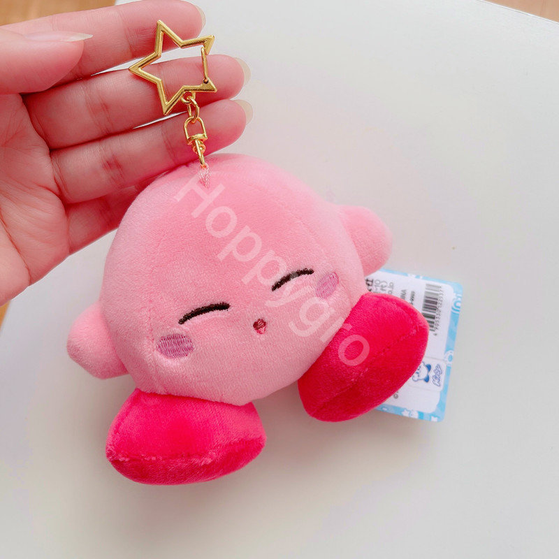 Plush Keychains Star Kirby Plush Toys Game Cartoon Kirby Plush Doll Pendant Kawaii Anime Soft Stuffed Keychain Birthday Gift For Children Girls 230925