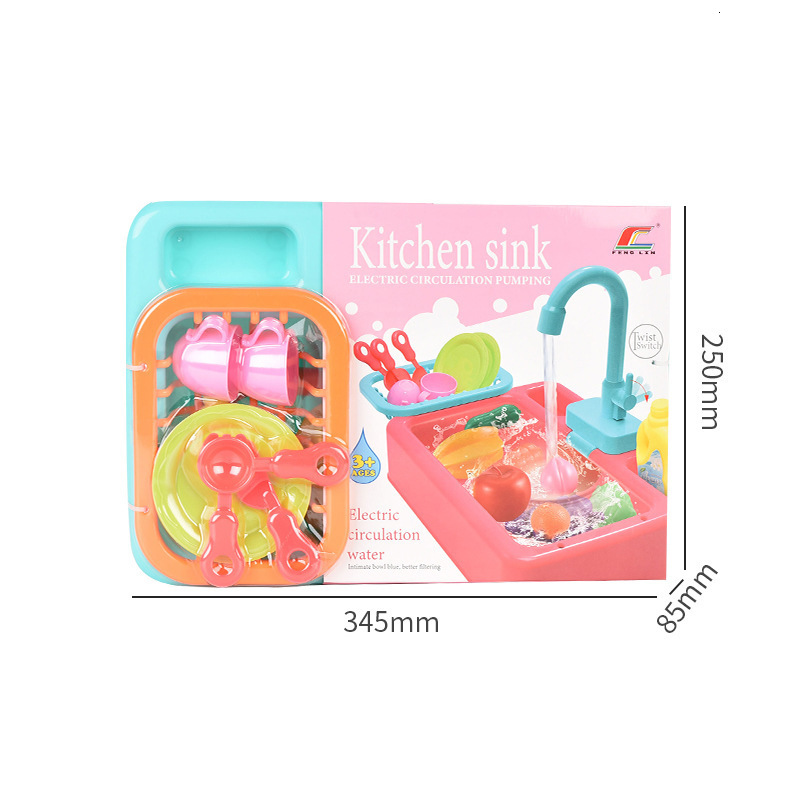 Kitchens Play Food Kids Mini Water Dispenser Kawaii Electric Dishwasher Pretend House Games Kitchen Items Toy Role Playing Girls Toys Gift 230925