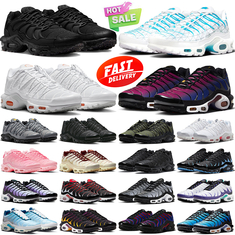 tn terascape plus running shoes men women tns Unity Utility Clean White Olive Black Yellow University Blue tns mens trainers outdoor sports sneakers