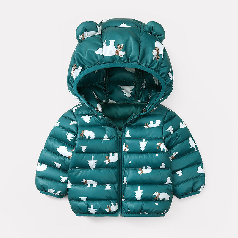 Thicken Warm Winter Boys Clothing Hooded Coat Toddler Boys Outfit Clothes Children Fashion Outwear Jacket Coat 1 2 3 4 Years 201126