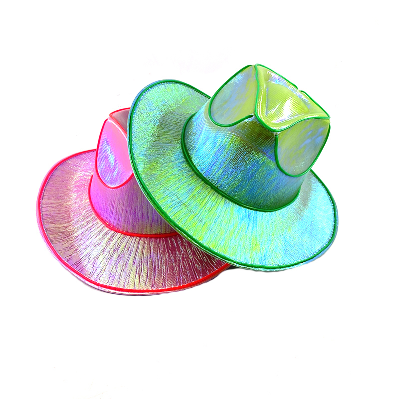 Other Event Wireless Disco Luminous Led Bride Cowgirl Glowing Light Bar Cap Bachelorette Party Supplies Flashing Neon Western Cowboy Hat 230